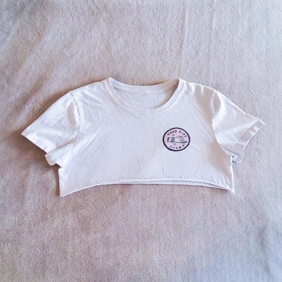 good kids club custom-made crop top cropped tee t-shirt💅 - Picture 2 of 3